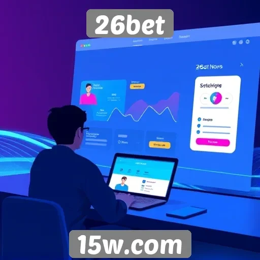 Interface e experiência do usuário no site 26bet